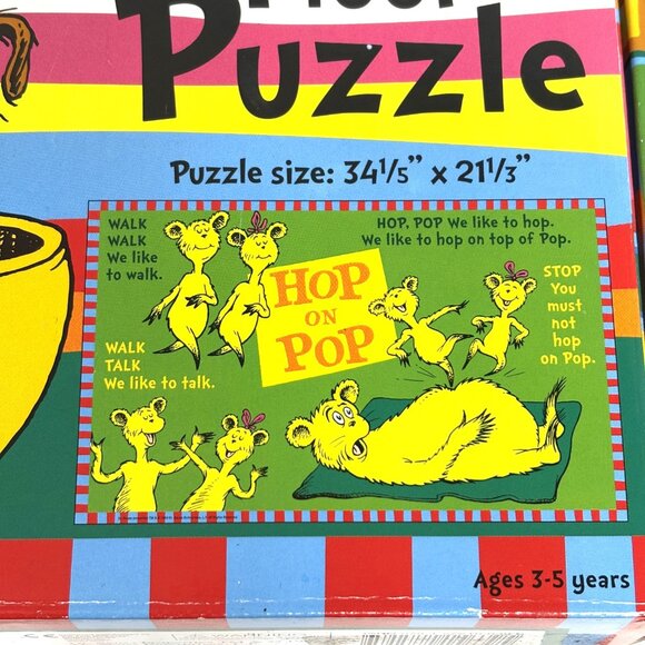 Dr Seuss Hop on Pop Giant Floor Puzzle 48 Piece Complete - Picture 6 of 10